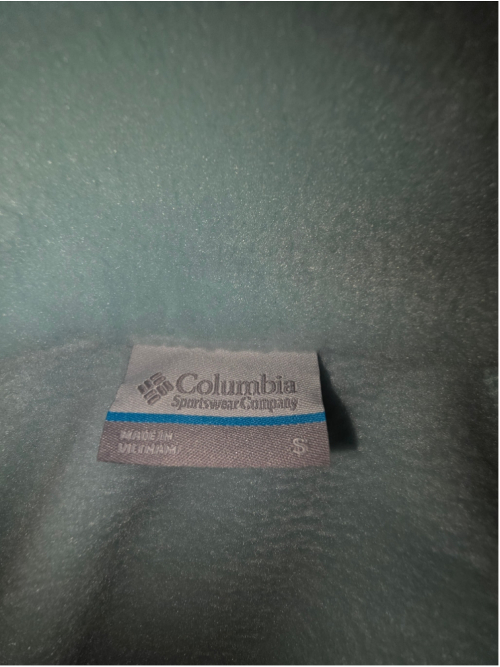 Women's Columbia Fleece Zip-Up Jacket Light Blue Size S